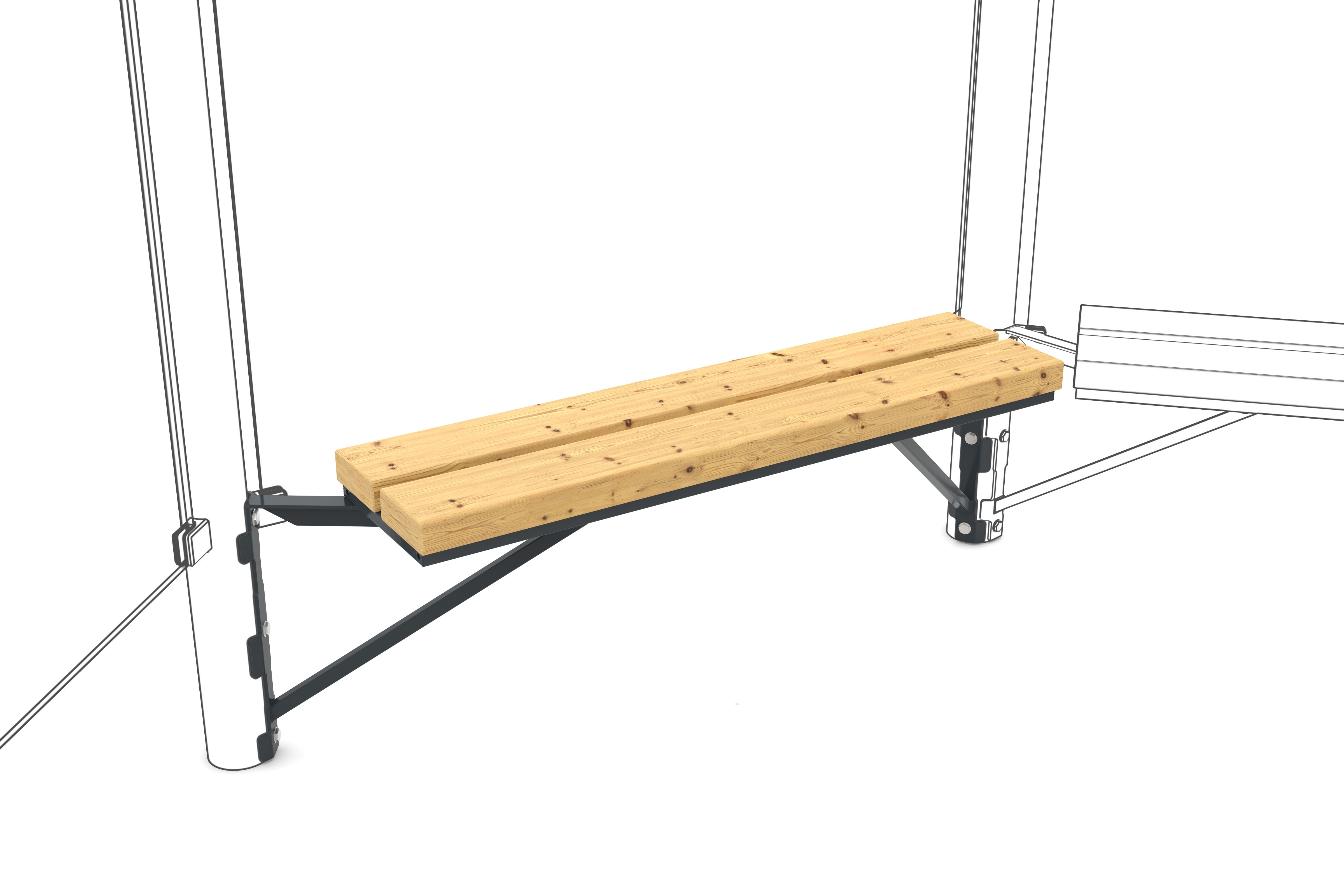 Designová lavička pro Paris