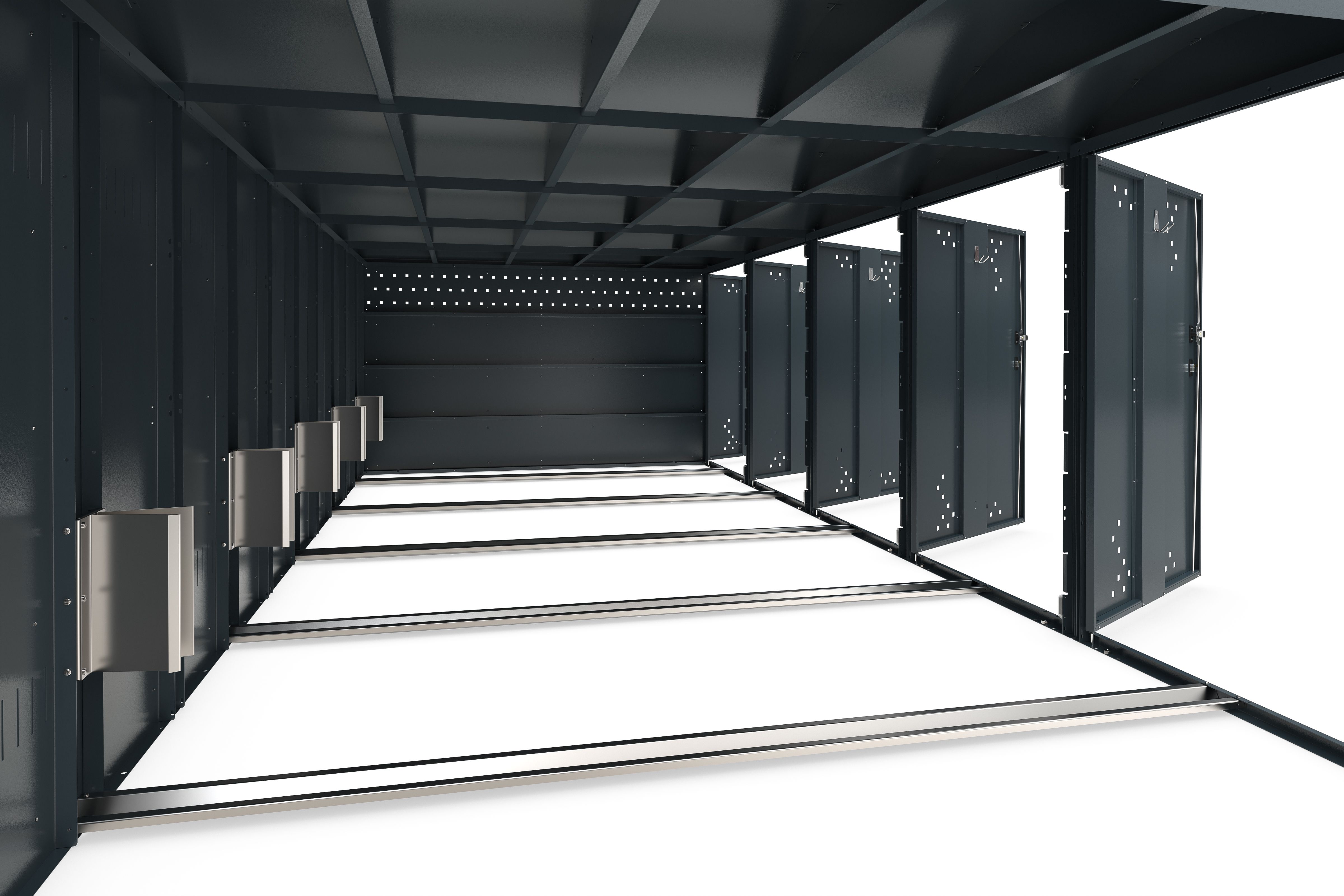 BikeBox 1 arched roof set of 3 - Image 2