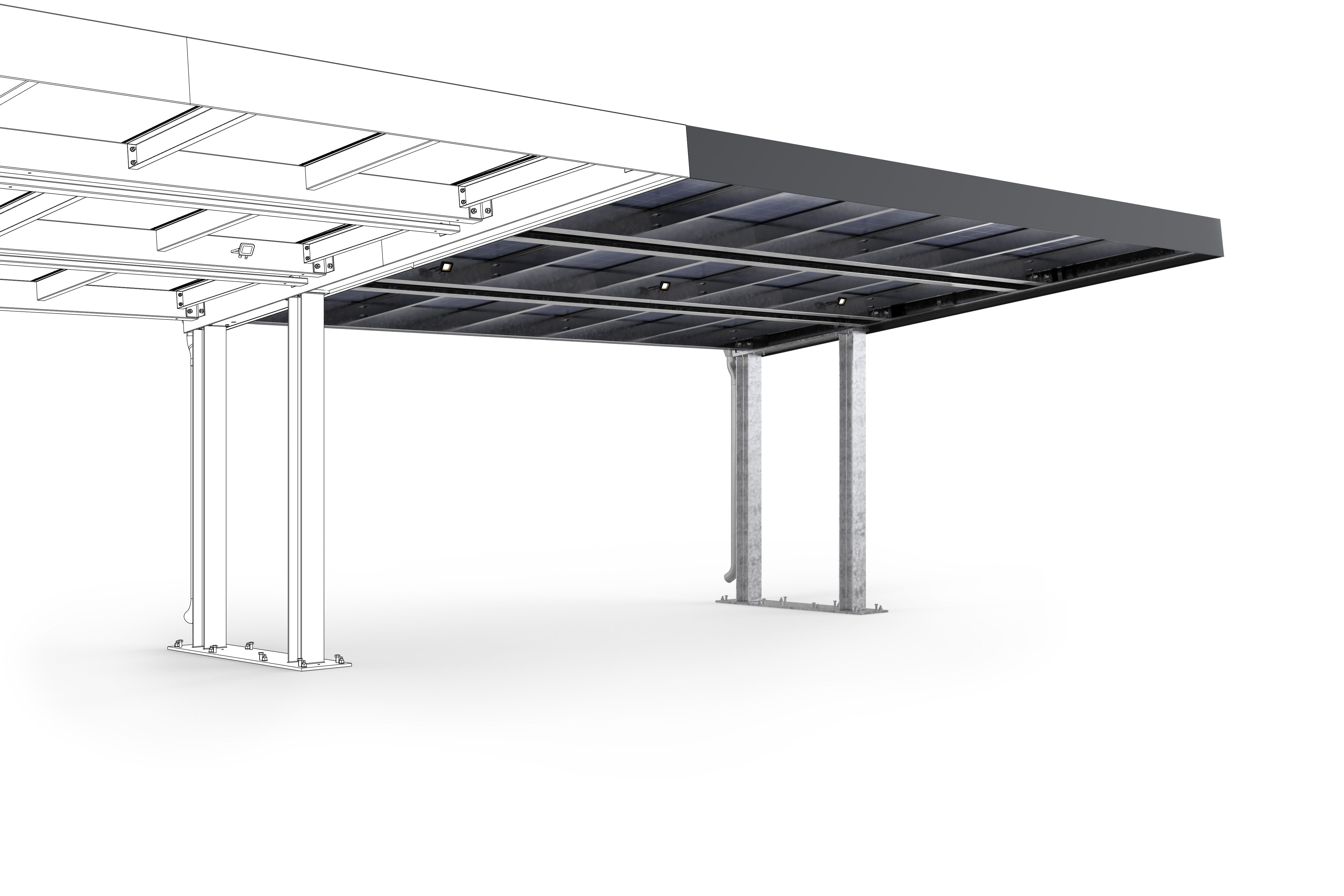 Referenzbild Solarcarports WSM 6
