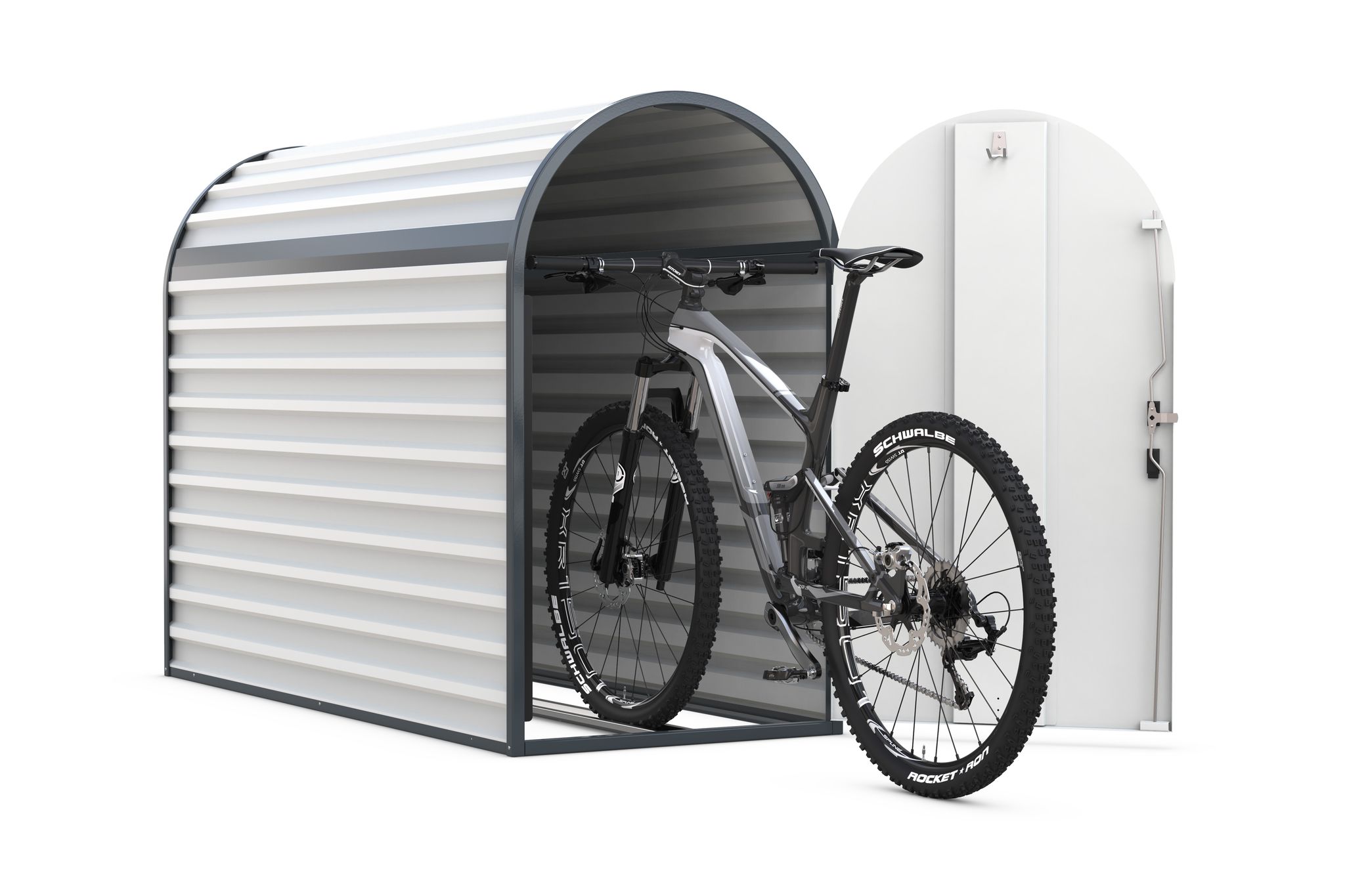 BIKE BOX JB902 ホワイト Bicycle locker BikeBox 3 | WSM