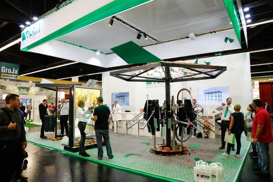 Foto von einem Messestand