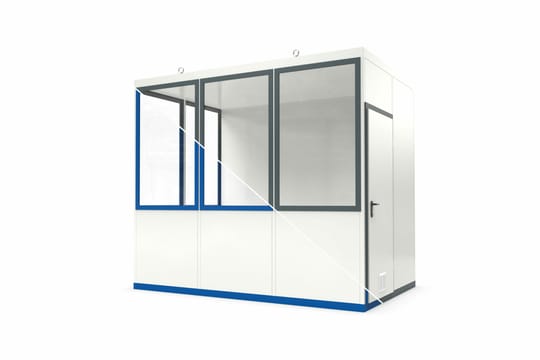 Ein Raumsystem mit zwei Farbgestaltungen
