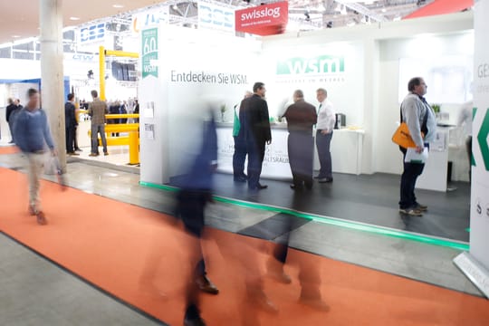 Messestand auf einer Messe