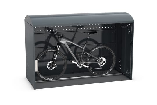 BikeBox 1 B AE mit Seitenwand – Bild 3